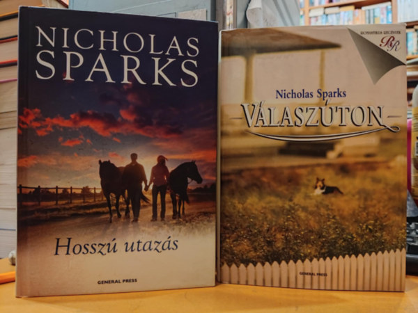 Nicholas Sparks - 2 db Nicholas Sparks: Hossz utazs + Vlaszton