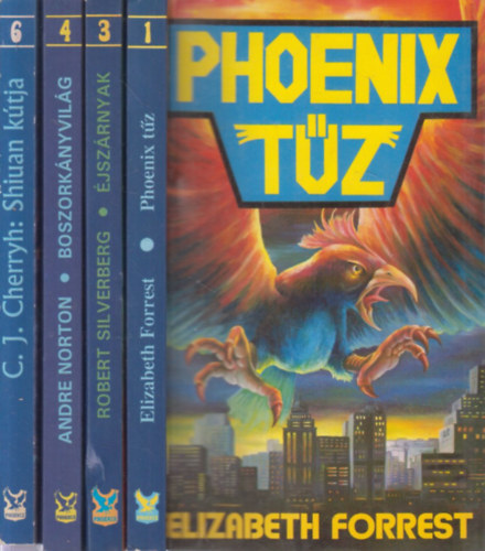Robert Silvenberg, Andre Norton, C.J. Cherryh Elizabeth Forrest - 4 db. Phoenix Fantasy (Phoenix tz + jszrnyak + Boszorknyvilg + Shiuan ktja)