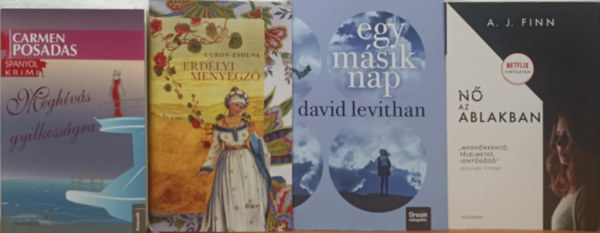 A. J. Finn, Ugron Zsolna, David Levithan Carmen Posada - Szrakoztat irodalmi knyvcsomag
