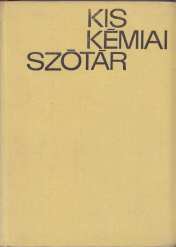 Kis kémiai szótár