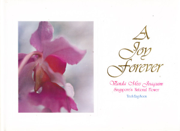 Teoh Eng Soon - A Joy Forever - Vanda Miss Joaquim. Singapore's National Flower
