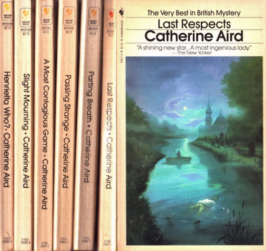 Catherine Aird - 6 db Catherine Aird: Henrietta Who?+ Slight Mourning+ A most contagious game+ Passing strange+ Parting breath+ Last respects