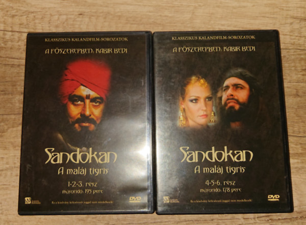 Sandokan - a maláj tigris (6 rész 2 DVD-n): Sandokan 1-3., Sandokan 4-6.
