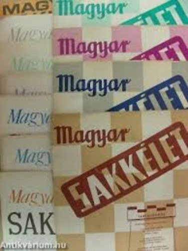 Magyar Sakkélet VI.évfolyam 1956. (Teljes évfolyam, 12 szám)