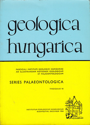 Bldin Beke Mria - Geologica hungarica - Series Palaeontologica - Fasciculus 43