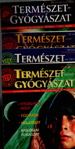 dr Grgei Katalin - 4 db Termszetgygyszat magazin 1997. vfolyam, februr, mrcius, prilis, mjus.