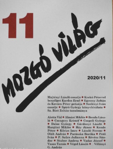 Majt�nyi L�szl� - Mozg� Vil�g 2020. november 46. �vfolyam 11. sz�m