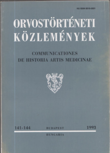 Orvostörténeti közlemények 1993/141-144