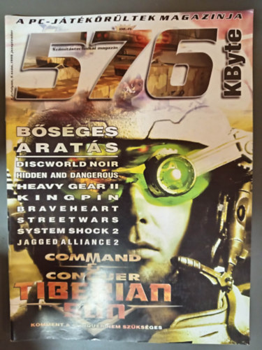 576 Kbyte X. �vfolyam 9. sz�m 1999. szeptember