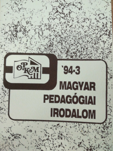 Magyar pedaggiai irodalom 94-3