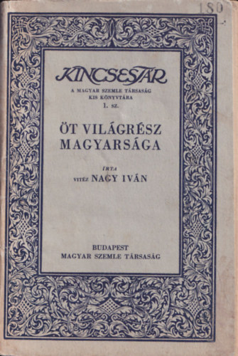 Nagy Ivn vitz - t vilgrsz magyarsga