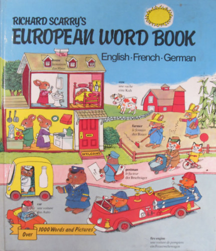 Richard Scarry - European Word Book (English-French-German)
