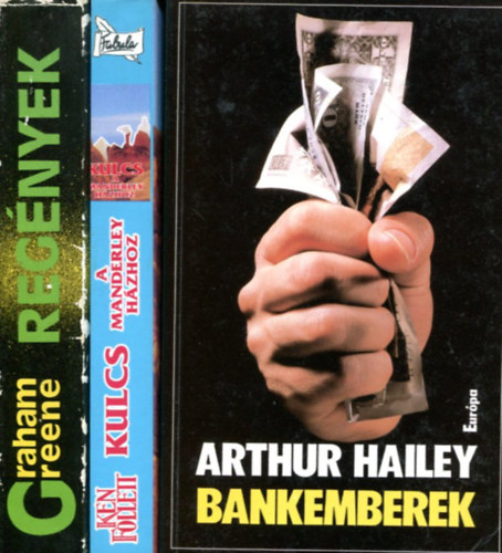Graham Greene - Ken Follett - Arthur Hailey - 3 db kalandregny (Follett-Greene-Hailey)