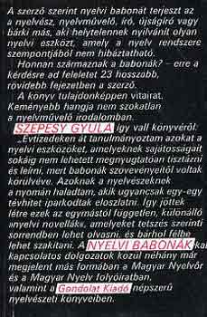 Szepesy Gyula - Nyelvi babonk