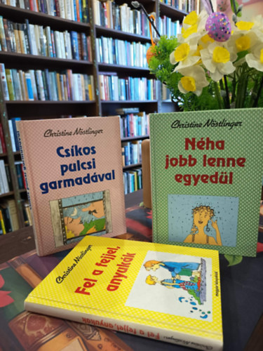 Christine N�stlinger - Christine N�stlinger 3 darabos k�nyvcsomag: N�ha jobb lenne egyed�l, Fel a fejjel anyuk�k, Cs�kos pulcsi garmad�val