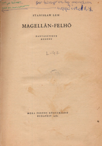 Stanislaw Lem - Magell�n-felh�