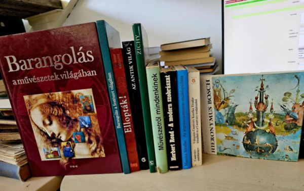 TKK, Gellr Katalin, Jonathan Webb, Hana Volavkov, Maurice Srullaz, Dr. M. Kiss Pl, Herbert Read, Csontvry Kosztka Tivadar Gyjttte: T.K.K. - 10db mvszeti ktet, KNYVMENT AJNLAT: Barangols a mvszetek vilgban+ Barangols a festszet vilgban+ Zichy (Gellr Katalin)+ Elloptk! Eltnt mestermvek+ Az antik vilg (A mvszet trtnete)+ Bosch+ Az impresszioni