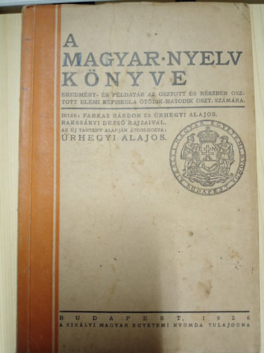 rhegyi Alajos - A magyar nyelv knyve