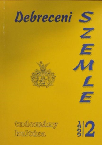 Debreceni szemle 1996. 2. sz�m