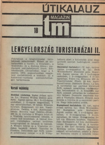 �tikalauz Tm magazin 18-32. sz�mok (15 sz�m egybek�tve)