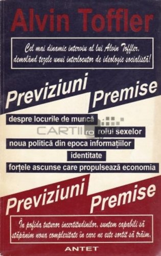 Alvin Toffler - Previziuni si premise (Antet)