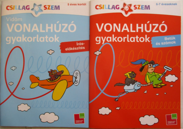 Vid�m vonalh�z� gyakorlatok - �r�s-el�k�sz�t�s + Bet�k �s sz�mok