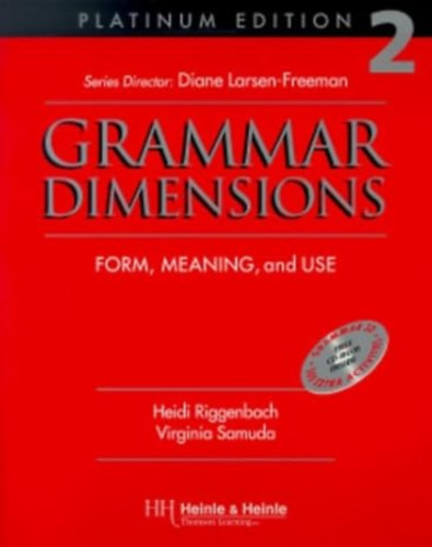 virginia samuda Heidi Riggenbach - Grammar Dimensions - Form Meaning and Use - Leve 2 - Platinum Edition