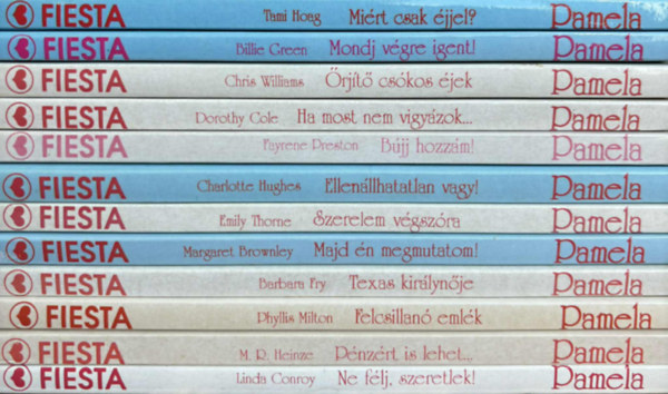 12 db Pamela romantikus k�tet