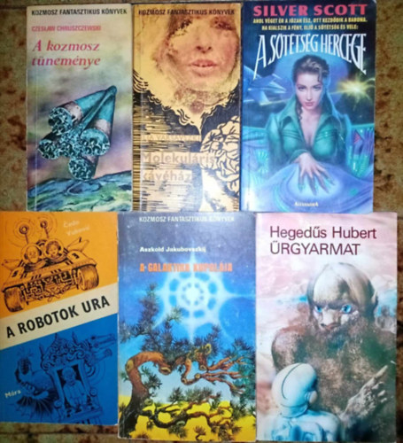 Ilia Varsavszkij, Cedo Vukovic, Aszkold Jakubovszkij, Hegeds Hubert, Silver Scott Czeslaw Chruszczewski - Sci-Fi knyvcsomag (6 ktet) A kozmosz tnemnye / Molekulris kvhz / A robotok ura / A galaktika kupolja / rgyarmat / A sttsg hercege