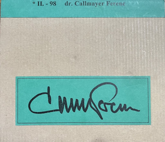 dr. Callmeyer Ferenc építész Ikonok (kibővített kiállítási katalógus)