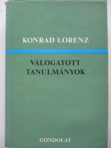 Konrad Lorenz - Vlogatott tanulmnyok