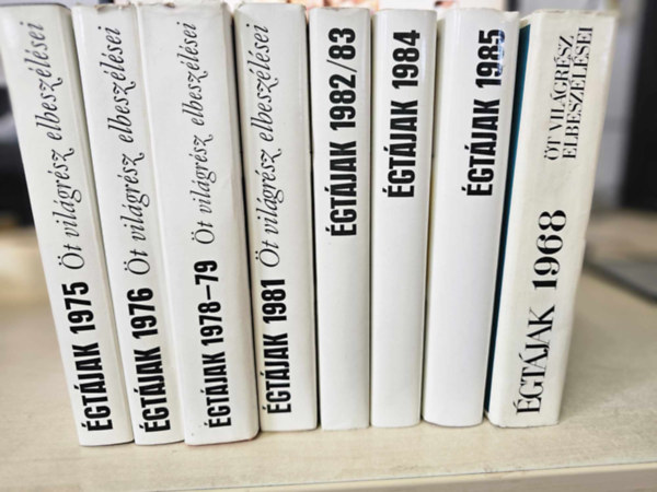 8 db �gt�jak: 1975+ 1976+ 1978-79+ 1981+ 1982-83+ 1984+ 1985+ 1986