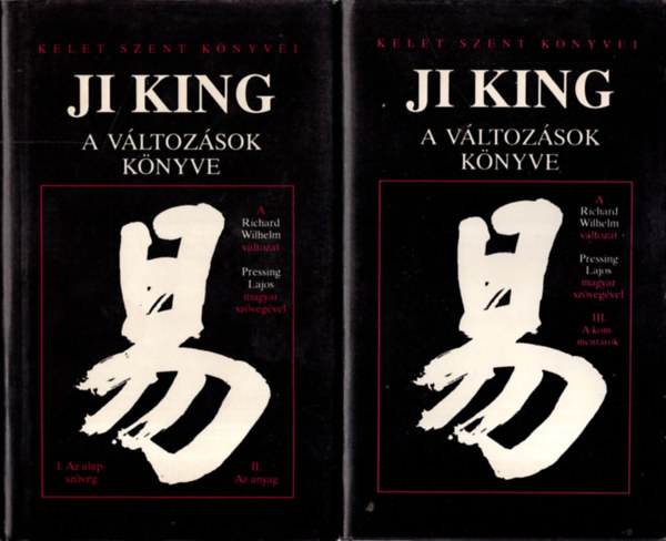 Ji King - A vltozsok knyve 1-2