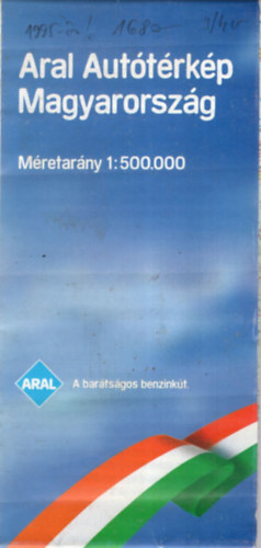 Aral Auttrkp Magyarorszg 1:500 000 - 1995-s