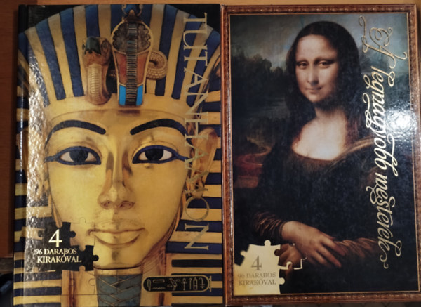 2 db. kiraksknyv (A legnagyobb mesterek + Tutanhamon)