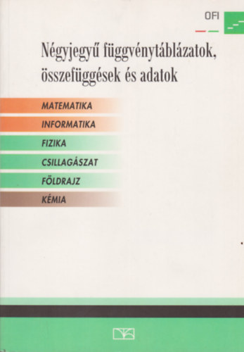 N�gyjegy� f�ggv�nyt�bl�zatok, �sszef�gg�sek �s adatok