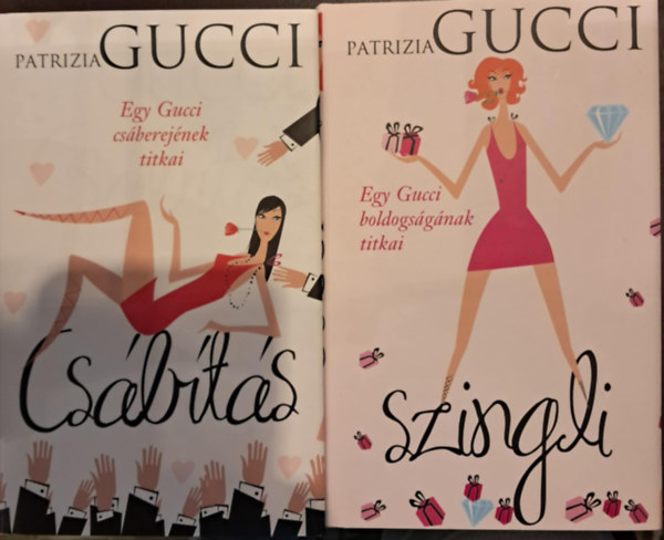 Patrizia Gucci - 2 db-os Patrizia Gucci KNYVMENT AJNLAT: Szingli+Csbts