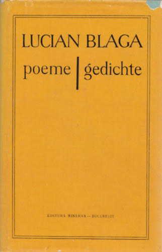 Lucian Blaga - Poeme/Gedichte