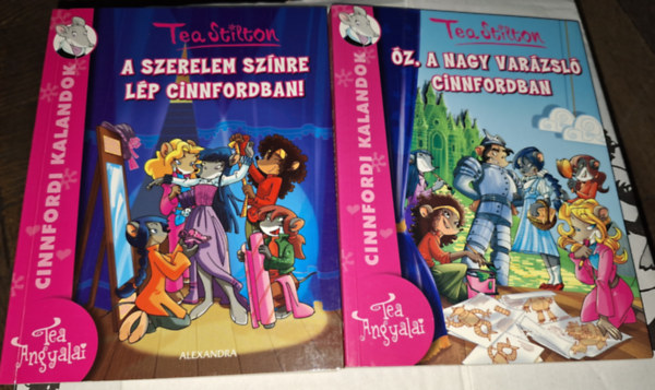 Tea Stilton - A szerelem sz�nre l�p Cinnfordban! + �z, a nagy var�zsl� Cinnfordban ( 2 darab k�nyv egy�tt )