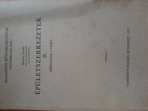 Bruzsa Lszl - pletszerkezetek II. (braanyag 1. fzet) - kzirat
