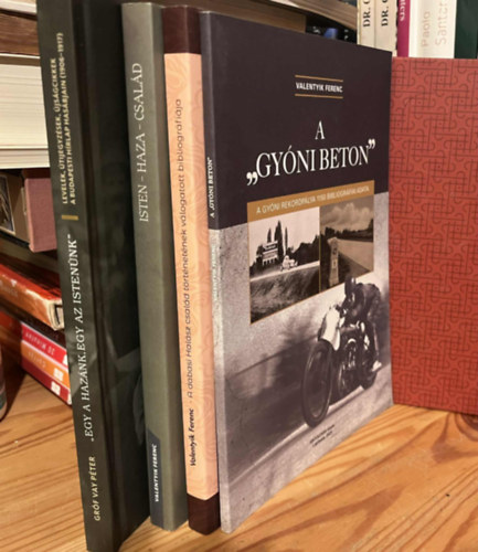 4 db Valentyik Ferenc knyv