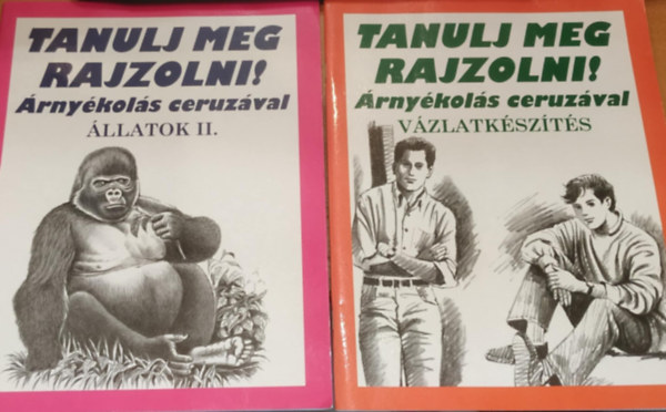 Subodh Narvekar - 2 db Tanulj meg rajzolni!: �llatok II. + V�zlatk�sz�t�s (�jszer� k�pz�m�v�szeti sorozat)