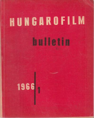 Hungarofilm Bulletin 1966/1. (spanyol nyelv�)