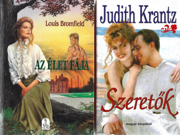 2 db knyv, Louis Bromfield: Az let fja, Judith Krantz: Szeretk