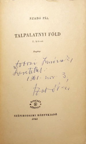 Szab Pl - Talpalatnyi fld I-II.