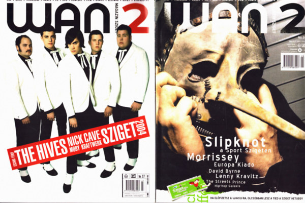 Ligeti Nagy Tams - Wan2 magazin 3 db: 24. (2004. jnius), 26. (2004. augusztus), 27. (2004. szeptember)