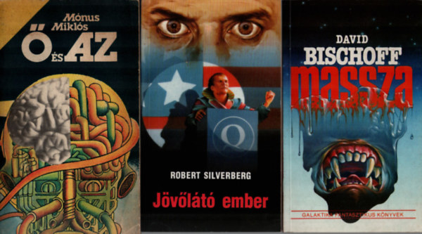 David Bischoff, Mnus Mikls Robert Silvenberg - 3 db Sci-fi egytt:  s Az, Massza, Jvlt ember.