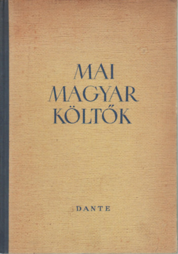 Dr. Vajth� L�szl�  (szerk) - Mai magyar k�lt�k