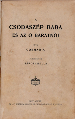 A. Cosmar - Csodaszp baba s az  bartni