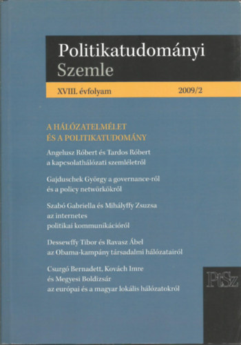 Politikatudomnyi Szemle 2009/2